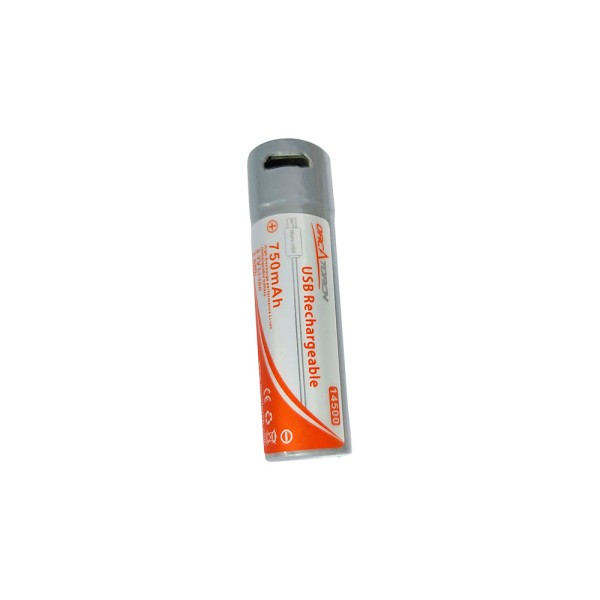 ORCATORCH 14500 Akku USB 750 mAh