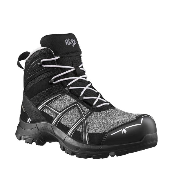 Der Haix Black Eagle Safety Pro mid black-silver 